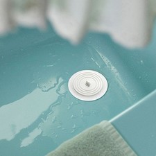 2 Pcs Silicone Bath Tub Plug Drain Stopper for Bathroom Kitchen Tub Drain