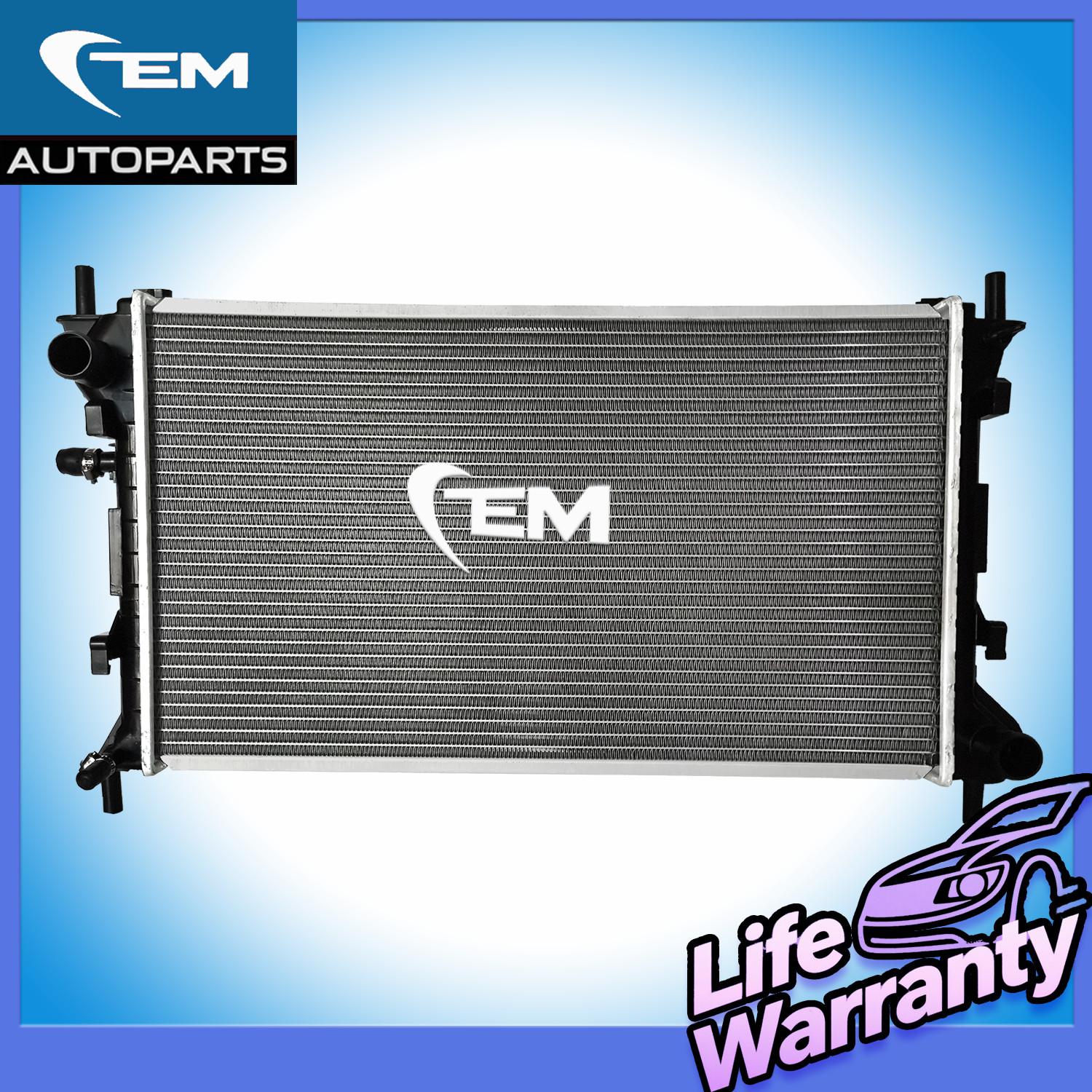 2296 Radiator for 2000-2007 Ford Focus LX S SE SVT ZX3 ZX4 ZX5 ZTW 2.0L 2.3L L4
