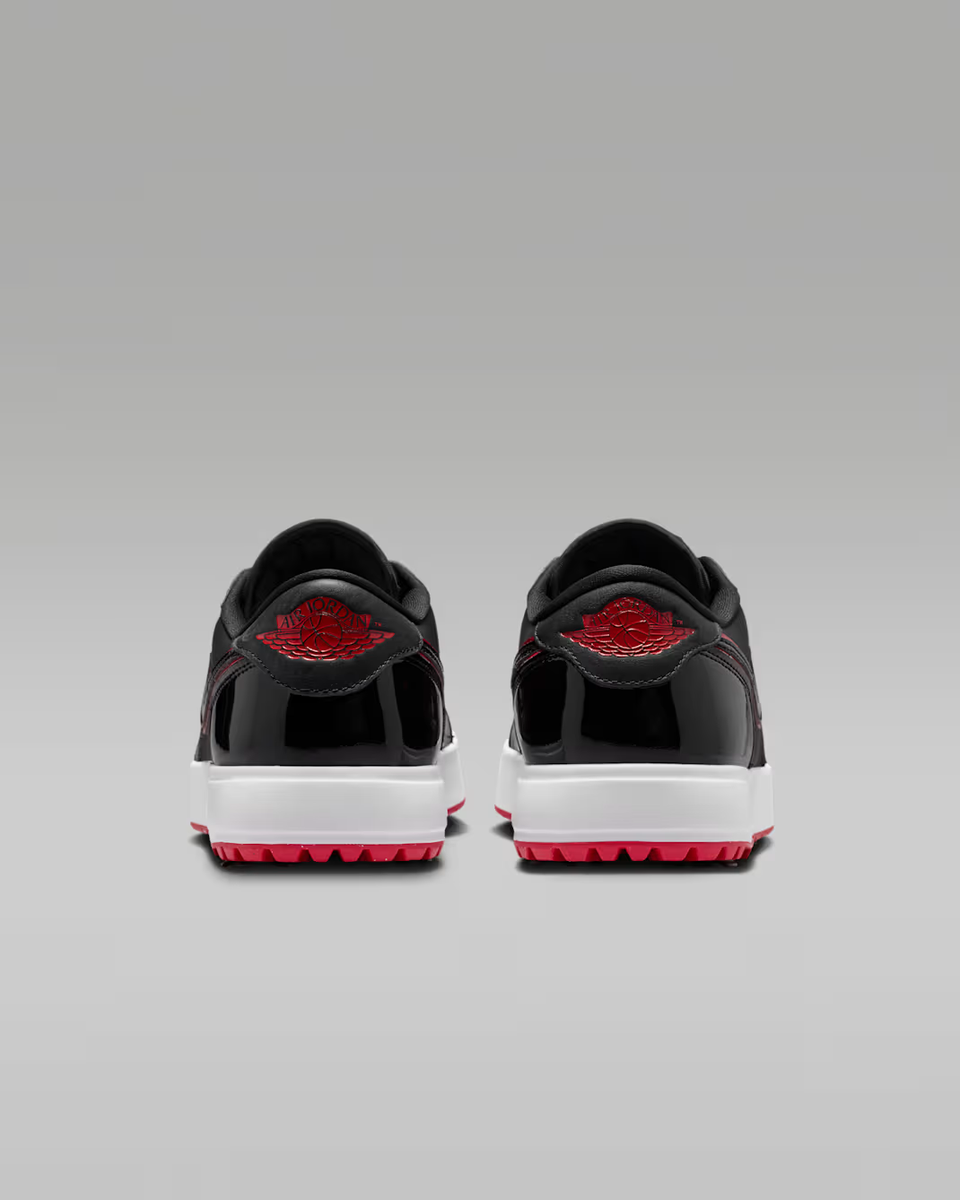 Air Jordan 1 Low G Spiked Golf Shoes Black White Red Men's | Size