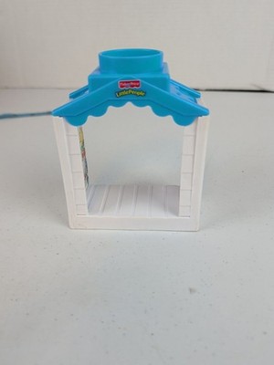 Fisher Price Little People Pet Shop Piece W/ Cat Fish Bowl Litho And Window Rare