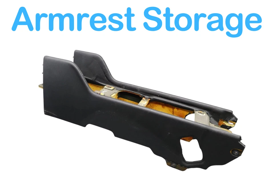 03-17 Bentley Continental GT cupé consola central trasera reposabrazos almacenamiento OEM Foto 3 de 4