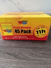 Sport Temp Hand Warmers 45 Pairs Up to 11 Hours of Heat Super Long Lasting New