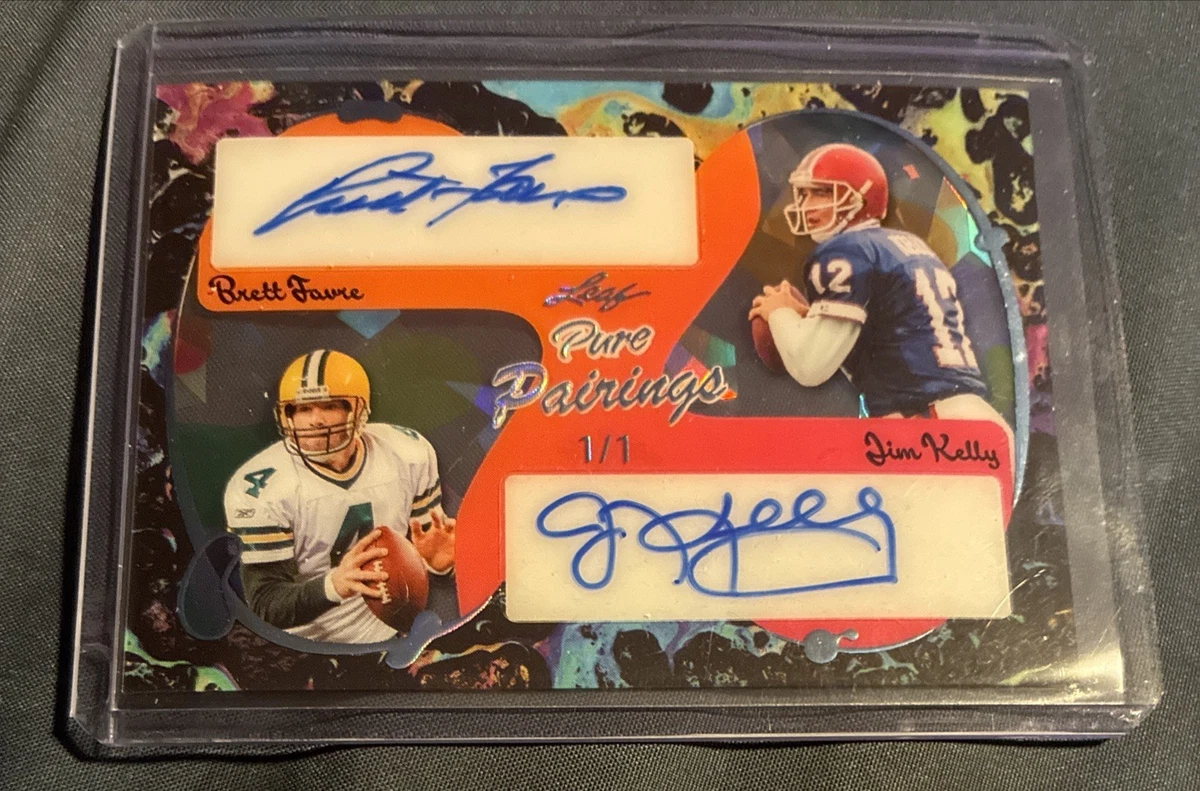Brett Favre Football Autographed Sports Trading Cards