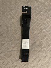 Nike Black Cloth Belt One Size Adjustable up to 42"
