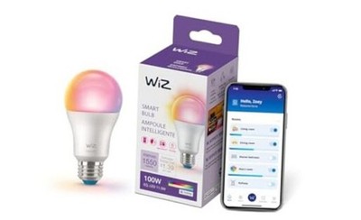 LED Smart Light Bulbs Color - Connects to Your Wi-Fi - E26 1 Pack 100W A19