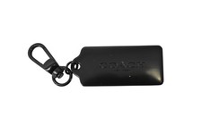 Coach Bag Tag Charm Womens One Size Black Metal Logo Keychain Purse Fob New