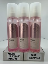 BATH  BODY WORKS MUSK PERFUME MIST 6fl Oz, 3 PCS NEW