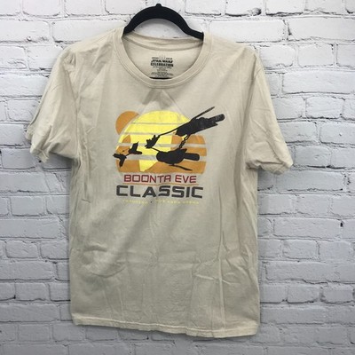 Star Wars Shirt Mens Medium Beige Boonta Eve Podrace Celebration 2019 Chicago
