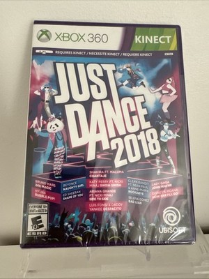 Just Dance 2018 XBOX 360 KINECT(Gaga, Shakira, Beyonce) - Brand New Sealed