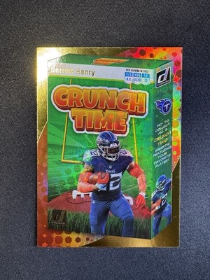 2023 Donruss Crunch Time Derrick Henry #CT-10 Titans Ravens Case Hit SSP