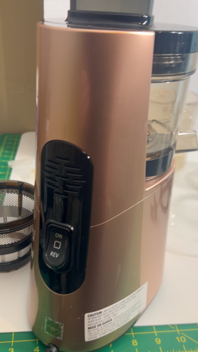 HTF Hurom H-AA Slow Juicer - ROSE GOLD - Model # H-AA-LBB17 HAALBB17 TESTED - Video 1 of 1