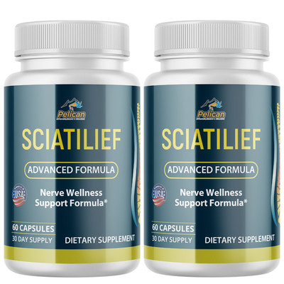 Sciatilief- Nerve Support- 2 Bottles- 120 Capsules