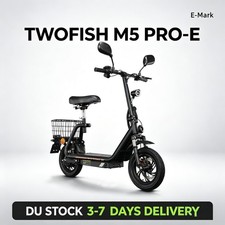TWOFISH M5PRO-E 12" Elektroroller48V13AH Mit Straßenzulassung mit Sitz …