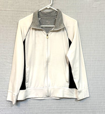 EUC Danskin Now Tailored Jacket, Collared, Full Zip, Front Pockets Sz L