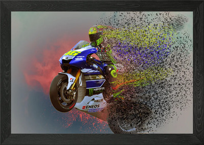 Wheely Ridin gerahmtes Wandbild Poster Leinwanddruck Bild