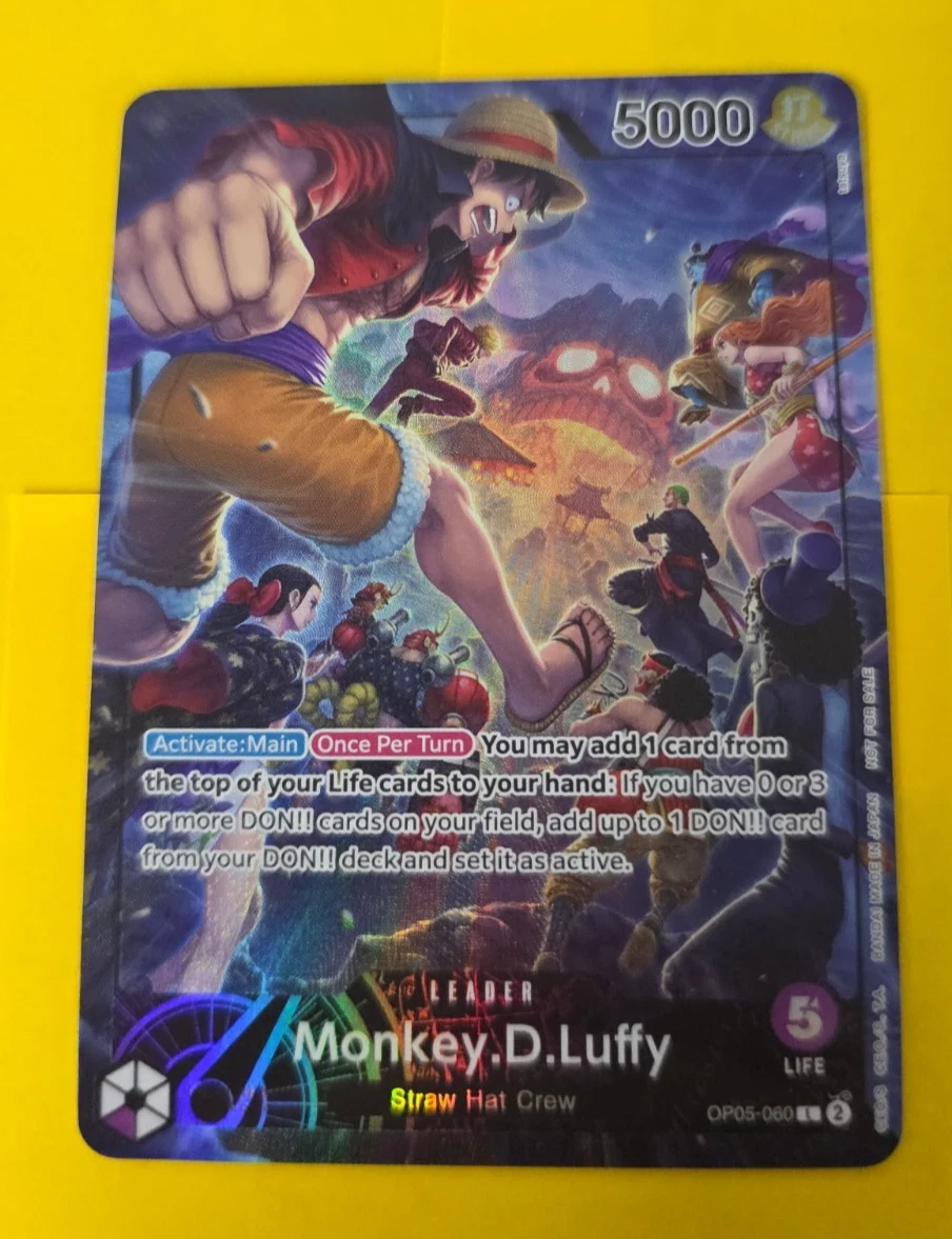Monkey.D.Luffy OP05-060 One Piece Promotion Cards for sale | eBay Monkey.D.Luffy OP05-060 One Piece Promotion Cards for sale | eBay