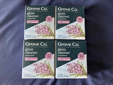 Grove Co.  4 Pack Streak Free Glass Conentrate Cleaner LAVENDER BLOSSOM & THYME