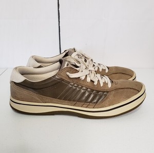 mens brown skechers trainers