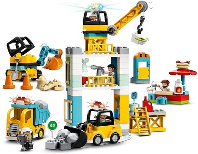 LEGO DUPLO: Tower Crane & Construction (10933) for sale online | eBay