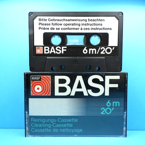 🧹 1x BASF Reinigungskassette * Cleaning Cassette * Чистящая кассета * 1977
