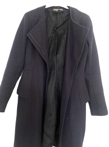 Ladies Womens H&M Navy Winter Jacket Coat Size 4/ EUR 32