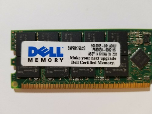 SNP9U176C/2G Dell 2GB DDR Registered ECC PC-2100 266Mhz Memory - Picture 3 of 5