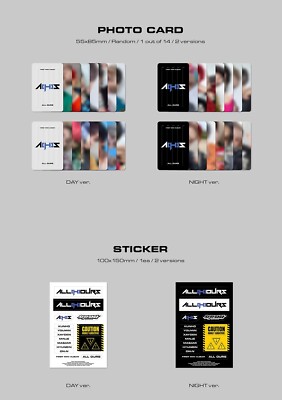 1P] ALL(H)OURS - FIRST MINI ALBUM [ALL OURS] Photo Card Sticker