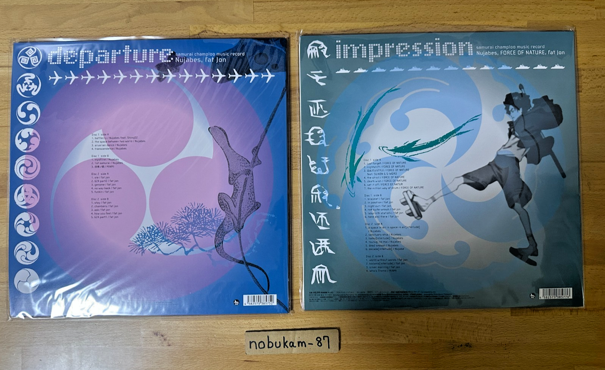 Samurai Champloo Music Record Nujabes Departure impression