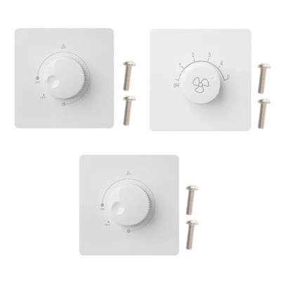 Variable Speed Plastic Wall Switches for Ceiling Fan 10A 220V Multiple Power