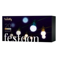 Twinkly Festoon - App-Gesteuerte Led-GlüHbirnen-Lichterkette 10M Mit 20 Aww-Leds