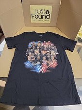 WWE Shirt Mens Size L Black I was there 2022 Wrestling Live Tour Show Superstar