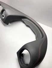 Genuine NISSAN R35 GT-R GTR NISMO Instrument Center Pad ASSY 2015 Red Stitch OEM