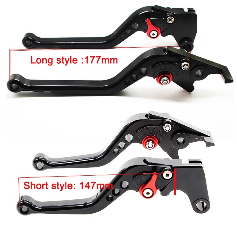 For YZF R6 05-16 06 07 08 R1 04-08 07 Short/Long CNC Clutch Brake Levers - Image 4 of 4