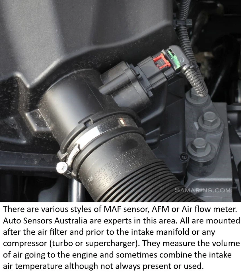 MAF AFM for Toyota Corolla Hilux Prado 22204-22010 197400-2030 air flow meter - Image 4 of 4