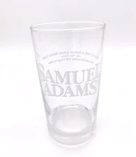 Samual Adams Step Four Flavor Boston Lager Glass 6oz Beer 4.5" Drinking Cup Bar