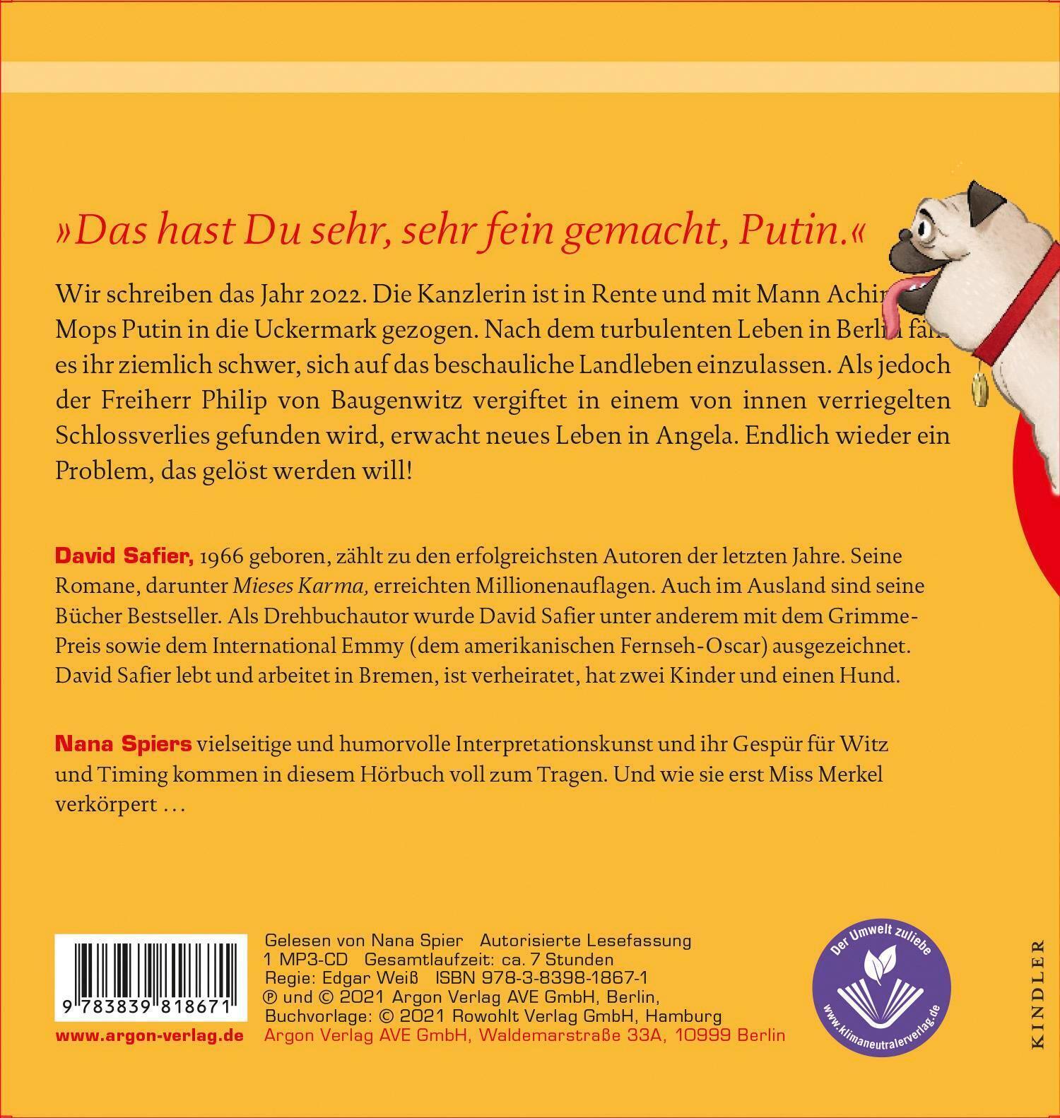 Thumbnail - Miss Merkel: Mord In Der Uckermark | David Safier | Mp3 | Merkel Krimi