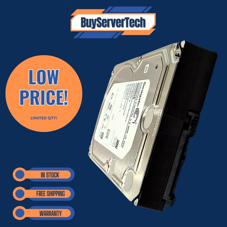 Seagate 8TB 7.2k 256MB SATA 6Gb/s 3.5 512e SED Ent HDD | ST8000NM0105 - Image 3 of 4