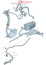 AUDI A8 4N Fuel System Diagnosis Pump 4N0906208B NEW GENUINE