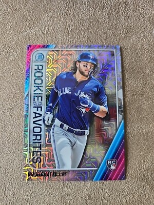2020 Bowman Chrome Bo Bichette Rc Mega Box Mojo Mojo #ROYF-BB Rookie Card RC