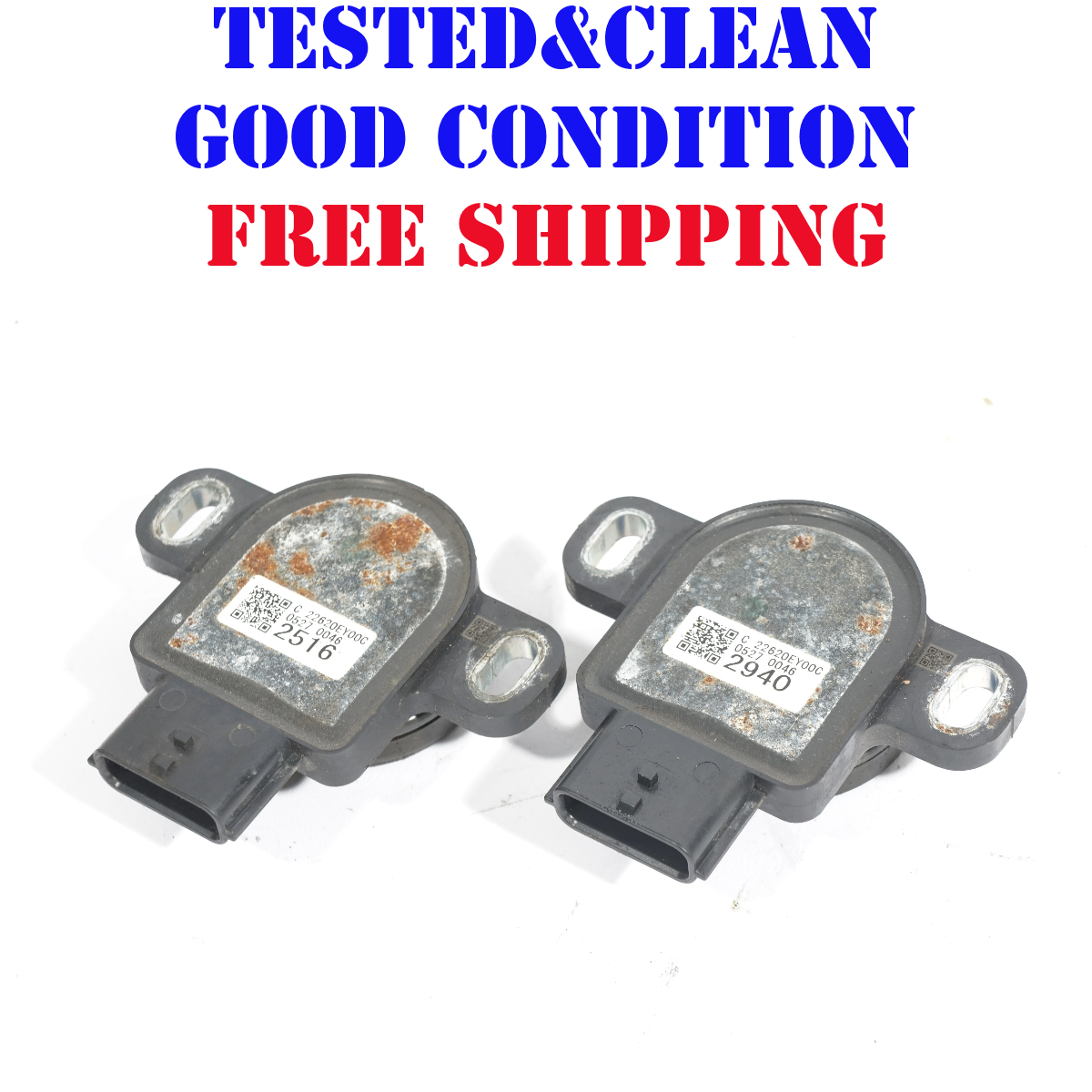 09 13 INFINITI G37 Camshaft Valve Solenoid 22620EY00C Set of 2 OEM