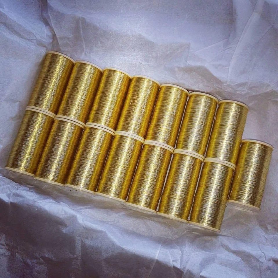 Hilos de oro franceses antiguos Foto 3 de 4