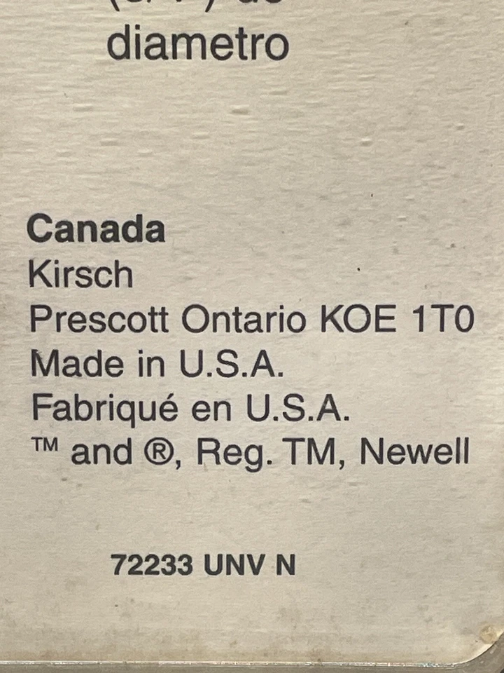 Vintage Kirsch Design Trends Two Decorative Finials New In Package Made In USA - Image 3 of 4