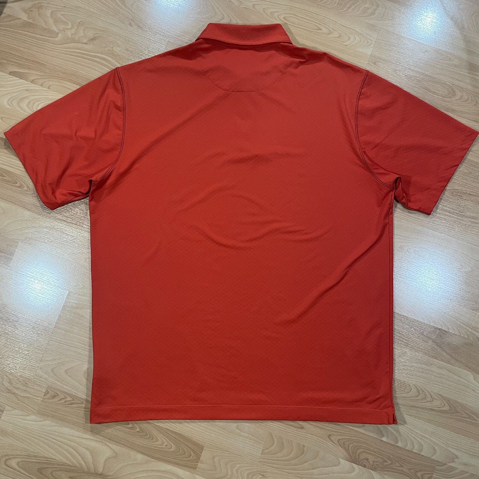 Nike Tiger Woods Collection Polo Shirt Mens Size XLarge Orange Golf Dri-Fit thumbnail 7