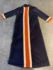 vintage VANITY FAIR WOMEN'S ROBE 2-TONE SZ 12 POLY  ZIPPER ZIP  USA made