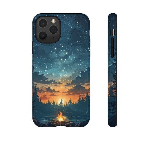 Camp Bonfire Sunset Night - Phone Ink Cover Case for iPhone, Galaxy, Pixel - 第 117/281 張圖片