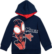 Marvel Spidey and His Amazing Friends Miles Morales Hoodie Toddler Size 7-8 New