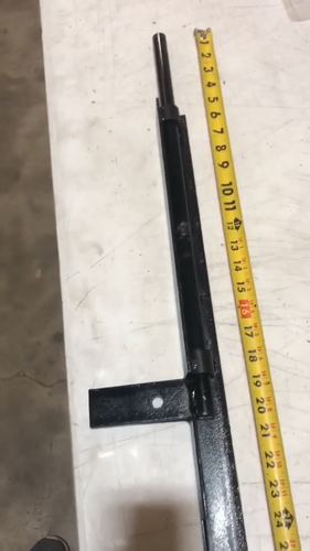 Locking Slide Bolt for Gates, Heavy Duty Construction, 26" Length, Weld - On - Video 1 of 1