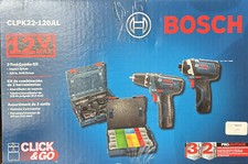 Bosch 12V Drill  Impact Driver Combo Kit w/ 2 Batt/Charger NEW CLPK22-120AL