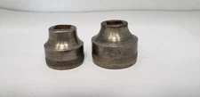 VTG INDESTRO STAR 6PT. 1/2" DRIVE KNURLED SOCKETS, 1-1/4 & 31-32 (LOT OF 2)