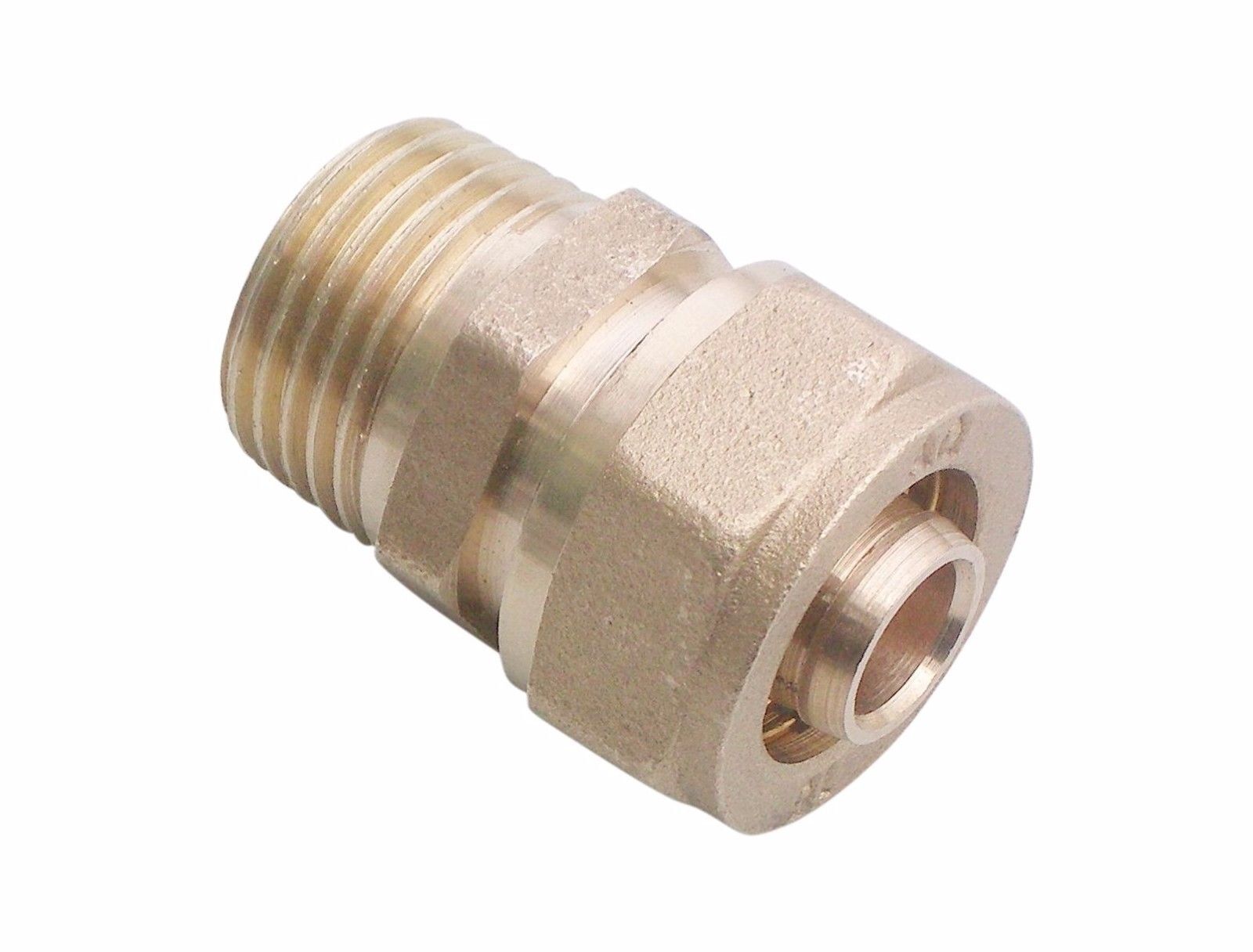 BOOPARTS Schraubfitting Winkel 20mm Messing - Für Mehrschichtverbundrohre